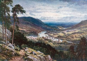 Dunkeld und Birnam von Craigiebarns, Perthshire von Henry Sutton Palmer