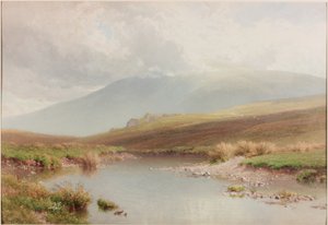 Gebirgige Landschaft, Ende des 19. Jahrhunderts