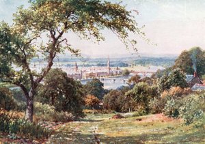 Perth von den Hängen des Kinnoul Hill von Henry Sutton Palmer