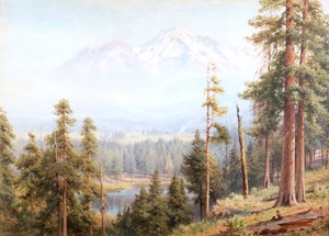 Shasta – Schneewolken, Kalifornien, ca. 1910 von Henry Sutton Palmer