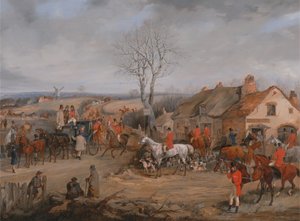 Jagdszene: Das Treffen, ca. 1840
