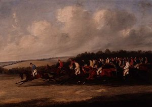 Start des Derbys von Henry Thomas Alken