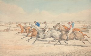 Hürdenrennen: Der Start von Henry Thomas Alken