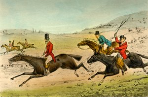 Swell und die Surrey. Die Hunde in voller Jagd, 1838 von Henry Thomas Alken