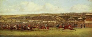 Das Ziel des Derbys von Henry Thomas Alken