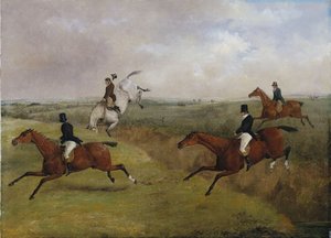 Das große Leicestershire-Steeplechase, 12. März 1829: Dick Christians letzter Sturz - Gemeinhin "Ein Kopfball" genannt