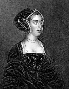 Anne Boleyn, zweite Frau von Heinrich VIII., 19. Jahrhundert von Henry Thomas Ryall