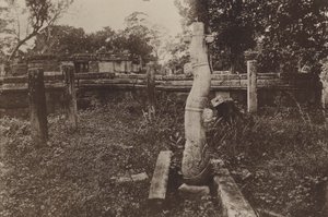 Ruinenstädte von Ceylon: Kuriose Runde Säule und Ruinen