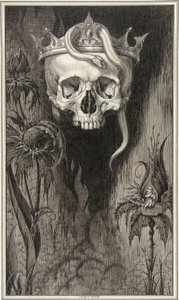 Illustration aus der Herzogin von Malfi und Der Weiße Teufel, Zwei Stücke von John Webster, veröffentlicht 1930