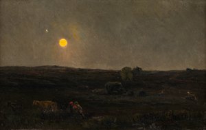 Vollmond, Picardie von Henry William Banks Davis
