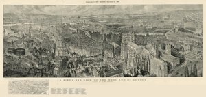 Vogelperspektive des Westends von London