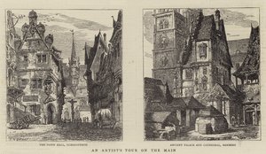Eine Künstlerreise am Main von Henry William Brewer