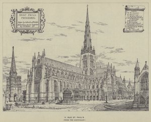 Alte St. Pauls, vom Nordosten von Henry William Brewer