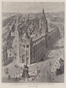 Die Verbesserung Londons, die Eröffnung des Mall von Henry William Brewer