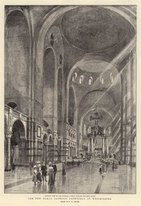 Die neue römisch-katholische Kathedrale in Westminster von Henry William Brewer