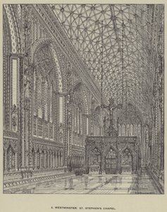 Westminster, St. Stephans Kapelle von Henry William Brewer