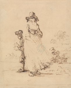 Ein Landjunge und ein Landmädchen von Henry William Bunbury