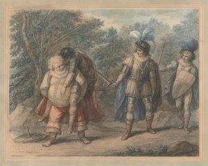 Falstaff trägt den toten Hotspur