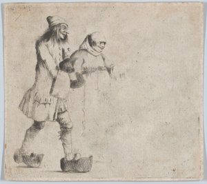 Fröhlicher Bauer und Mönch, 1770 von Henry William Bunbury