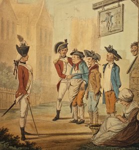 "Rekruten", veröffentlicht 1780