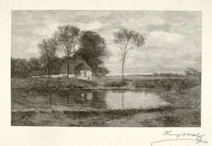 Ein Bauernhof in der Normandie von Henry Wolf
