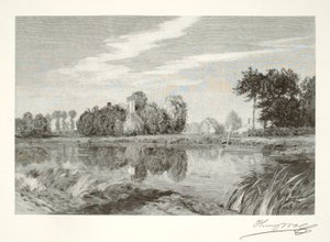 Kanal in Artois von Henry Wolf
