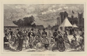 Gartenparty Ihrer Majestät im Windsor Castle von Henry Woods
