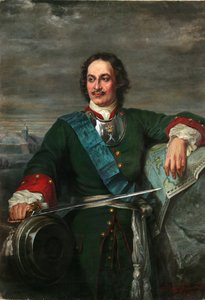 Peter der Große nach Hippolyte Delaroche, 1914 von Henryka Bezler Ciszewska