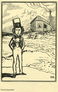 David Copperfield, aus Meine Lieblings-Fiktionsfigur von Thomas Boyd, in The Bookman von Herb Roth