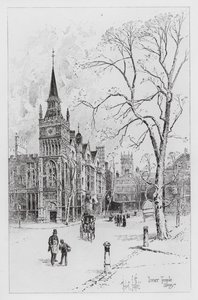 Bibliothek des Inner Temple von Herbert (after) Railton