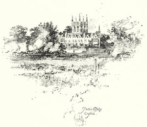 Merton College, Oxford von Herbert (after) Railton