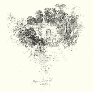 Residenz von Reverend Dr. Wise, in Ellsfield von Herbert (after) Railton