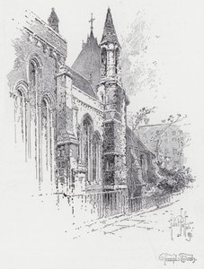 Temple Church von Herbert (after) Railton