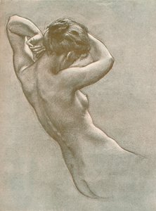 Studie für Prospero, der Nymphen und Gottheiten beschwört, ca. 1902, 1903