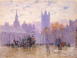 Morgen auf dem Parlamentsplatz, 1889
