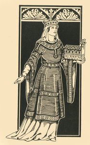 Die Kaiserin Kunigunde, 1002-1024, 1924 von Herbert Norris