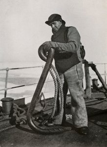 A.B. Cheetham, der Bootsmann der Terra Nova, ca. 1910-1913, 1913 von Herbert Ponting
