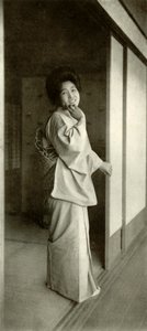 Eine Maid des schönen Japan, 1910 von Herbert Ponting