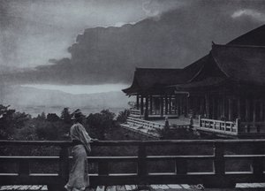 Mondlicht am Kiyomizu-dera von Herbert Ponting