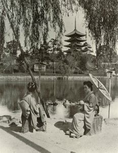 Die Nara-Pagode von Herbert Ponting