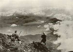 Zwei Meilen über den Wolken, 1910 von Herbert Ponting