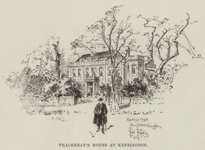 Thackerays Haus in Kensington von Herbert Railton