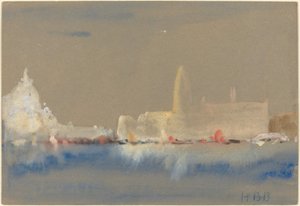 Der Gruß und der Palazzo Ducale vom Bacino di San Marco von Hercules Brabazon Brabazon