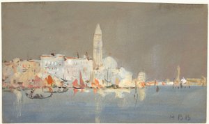 Venezianisches Capriccio mit einem Campanile
