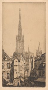 Turm der Kathedrale von Rouen, La Flèche, Rouen