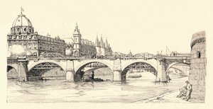Arbeiten an der alten Pont Notre-Dame, 1913-1915