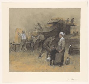 Getreideernte von Herman Heijenbrock (possibly)