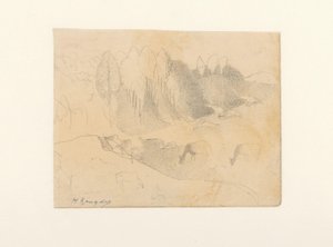 Tal mit weidendem Vieh von Herman Kruyder (signed by artist)