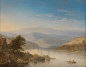 Blick auf den Rhein bei Andernach