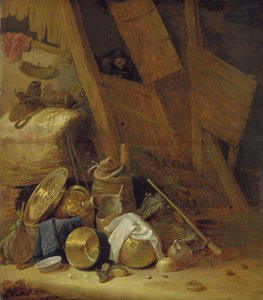 Stillleben in einer Scheune, 1634